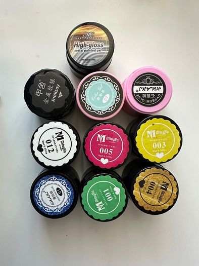 Nail design gel paint