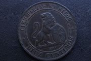1870 Spain. 10 Centimos. Nice condition!