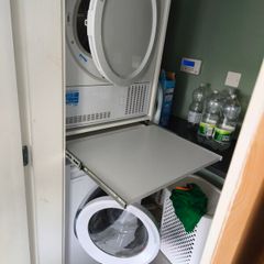 washing machine and dryer cabinet