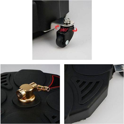 Driveway Power Washer, Rotary Surface Cleaner, High Pressure Flat Surface Cleaner, 13in Pressure Washer Surface Cleaner for Park Cleaning Sidewalks