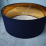 Next Blue Rico Easy Fit Shade Drum Ceiling Light Image 5