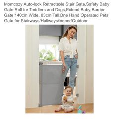 Momcozy retractable baby gate