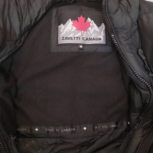Black Zavetti Canada puffer jacket
