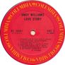 Andy Williams - Love Story LP Image 3