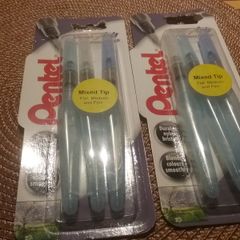 New pentel  Artist brushes 2 sets