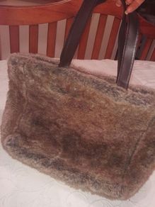 Brown Fur Bag