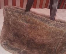 Brown Fur Bag
