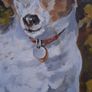 Victor M Mc Curry Jack Russell Oil on Board Image 4