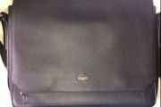 Lacoste leather shoulder messenger laptop Cross Body Travel Work Bag
