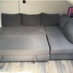 FRIHETEN corner sofa-bed with storage