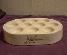 Vintage Royal Cauldon "Country Lane" Ceramic Egg Holder