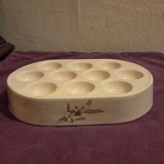 Vintage Royal Cauldon "Country Lane" Ceramic Egg Holder