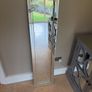 Tall Bevelled Mirror with Mirrored Frame Originally 399  Damaged Image 4