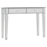Mirrored Console Table MDF and Glass 106.5x38x76.5 cm Image 3