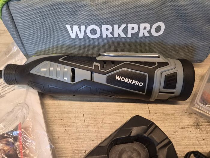 WORKPRO 12V Cordless Rotary Tool Kit 5 Variable Speed