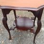 Vintage Mahogany Octagonal Side Table / Lamp Table Image 2