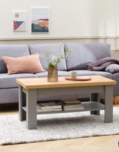 Coffee Table  ( JYSK ) Grey and Oak REDUCED!!!!