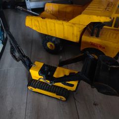 Tonka trucks dump truck and excavator