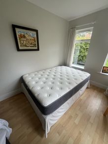 double mattress and base
