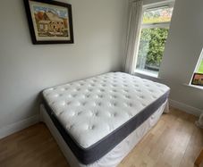 double mattress and base