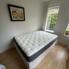double mattress and base