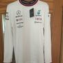 BNWT Mercedes AMG Petronas Formula One Team - Official Formula 1 Merchandise - 2022 Team Long Sleeve T-Shirt - White Unisex size XS Free post Image 4