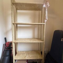 Tall 4-Tier Shelving Unit  Good Condition