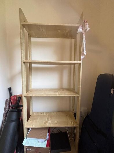 Tall 4-Tier Shelving Unit  Good Condition