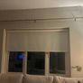2 Antique brass curtain poles and 4 curtain antique brass tie backs Image 2