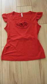 M&S ladies red top size small/8