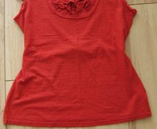 M&S ladies red top size small/8