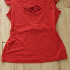 M&S ladies red top size small/8