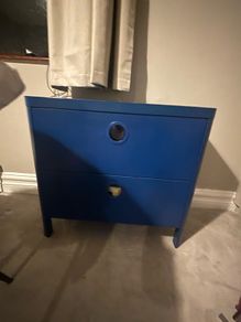 Ikea BUSUNGE chest blue