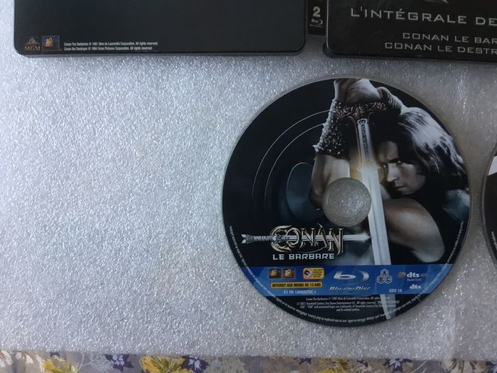 Conan the Barbarian/Destroyer Blu Ray Steelbook Rare