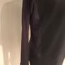 Dunnes Navy Satin Mix Top Image 2