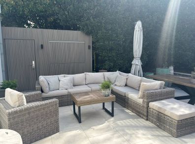 Rattan Corner Sofa Set