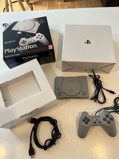 PS1 classic mini console with 20 games