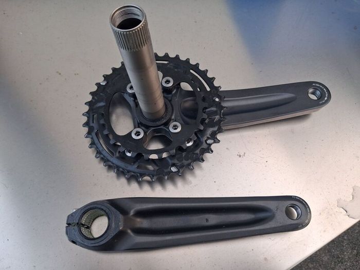 shimano deore 5100-2 cranckset 175mm