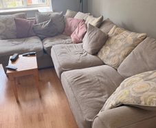 L sofa and armchair