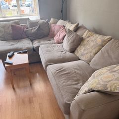L sofa and armchair