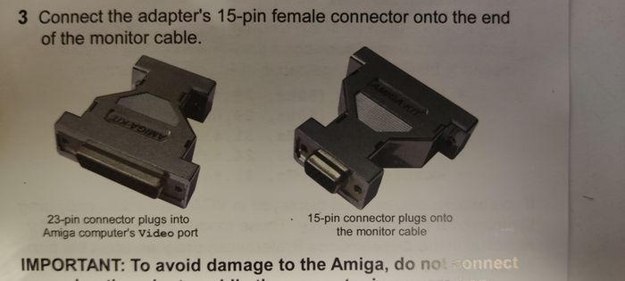Amiga Kit RGB TO VGA Adapter