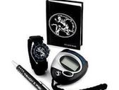 Kids watch, stop watch, pen and record book