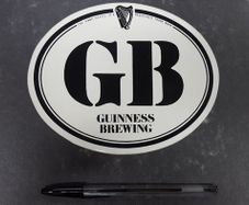 Guinness Brewing GB Sticker