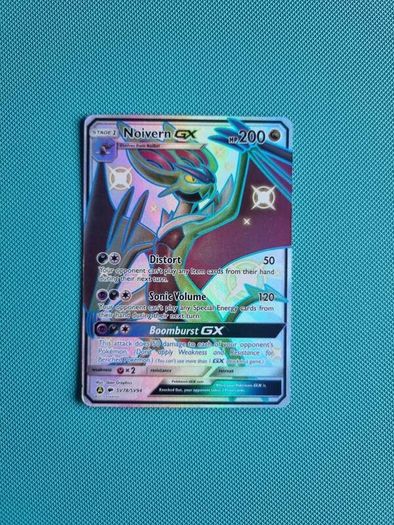 Noivern GX Pokemon card from the Hidden Fates: Shiny Vault (SV78/SV94)
