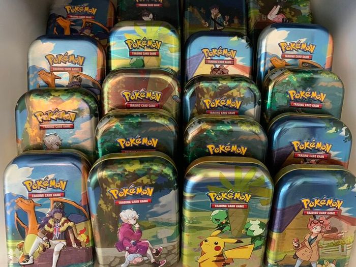 Pokemon Value 66 Card Tin 100% Authentic Cards