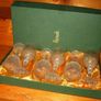 Vintage Harrods Cut Crystal Wine Glasses Set of 6 (Brand New / Unused) Image 8