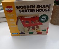 NEW Wooden House Shape Sorter