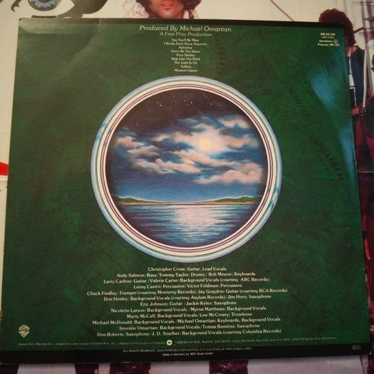 Christopher Cross - Christopher Cross Irish Pressing