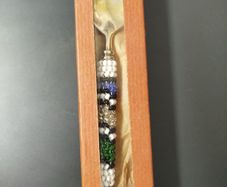 African beaded sugar spoon