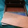 Antique Traveling Desk Wooden Writing Slope Box Image 7